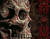 Red Mønstret Skull