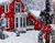 Червоний будинок і сніг