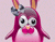 Симпатичний рожевий Пінгвін