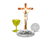 Jesus wine and cross
