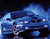 mobil biru tua