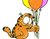 Garfield And Balloons
