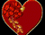 סמל לב אדום של אהבה