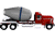 Червоний вантажівка