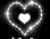 Чорно-білий глянсовий серце