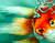 Goldfish Avec étincelle Couronne