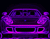 Фіолетовий спортивний автомобіль Фосфор