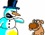 Snowman Frustrasi