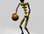 Squelette de jeu de basket-ball 01