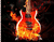 Brûler Guitare orange