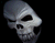 Balta skeletas kaukė