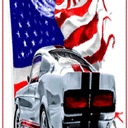American Flag Car