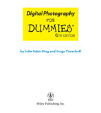 waptrick.com Digital Photography for Dummies 6th Ed