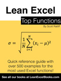 waptrick.com Lean Excel Top Functions Quick Reference Guide with 500 Examples