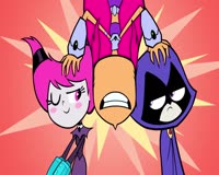 waptrick.com Teen Titans GO - Starfire and Raven s Night Out