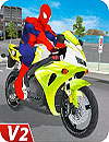 Superhero Bike Racing Stunts Games