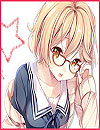 Glasses Girl Anime Wallpaper