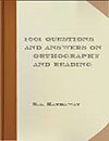 1001 Questions and Answers on Orthography