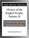 History of the English People Vol IV