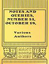 Notes and Queries Number 51 October 19 1850