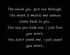 I Love You More Only Lyrics Βίντεο κλιπ