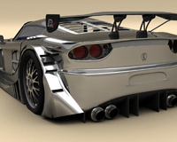 3D Modelling Racing Car