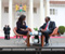 Kobi Kihara Avec le président Kenyatta State House