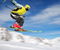Skier Sports Sking Jump Air Stunt Snow