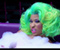 Nicki Minaj With Green Crazy Hair