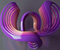 3D Purple Swirls