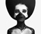 Femmes Body peinture visage de peinture noire