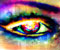 coloured eye