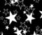 Black And White Star Pattern