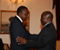President Mutharika With Uhuru At Statehouse Party