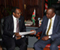 Uhuru Kenyatta With Somali Ambassador