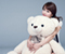 Heo Yun Jung With Smiling Teddy
