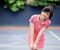 Cute Girl Play Tennis 03