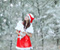 Noel Lady In White Snow 06