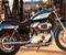 Harley Davidson Blue Motorcycle