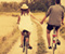 Couple Cycling