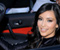 Kim Kardashian In Black Car
