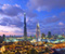 Dubai View of City Lights
