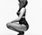 Nicki Minaj noir et blanc avec sa beauté