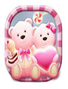 Honey Bear Pink Heart