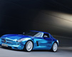 Mercedes Benz SLS Cool Blue